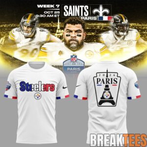 Pittsburgh Steelers NFL Paris Game 2026 Special T-Shirt 1