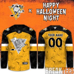 Pittsburgh Penguins 2026 Happy Halloween Night Personalized Hockey Jersey
