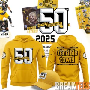 Pittsburgh Steelers 50th Anniversary of the Terrible Towel Hoodie