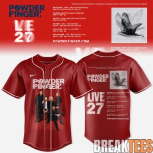 Powderfinger Live ’27 Tour Special Baseball Jersey