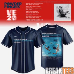 Powderfinger Live ’27 Tour Special Baseball Jersey 1