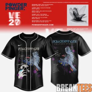 Powderfinger Live ’27 Tour Special Baseball Jersey 2