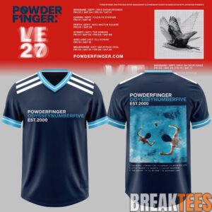 Powderfinger Live ’27 Tour Special Baseball Jersey 4