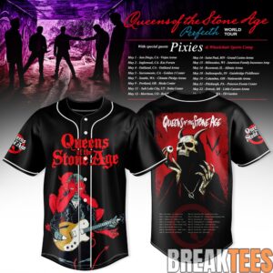 Queens of the Stone Age Perfecth World Tour 2027 Baseball Jersey 1