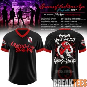 Queens of the Stone Age Perfecth World Tour 2027 Football Jersey