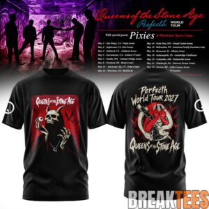 Queens of the Stone Age Perfecth World Tour 2027 T-Shirt 3