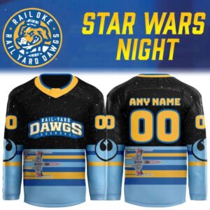 Rail Yard Dawgs 2026 Star Wars Night Limited Retro Hockey Jersey