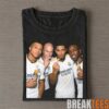 PSG Ibrahimovic, Ronaldinho, Dembele and Hakimi Smoking and Middle Finger T-Shirt