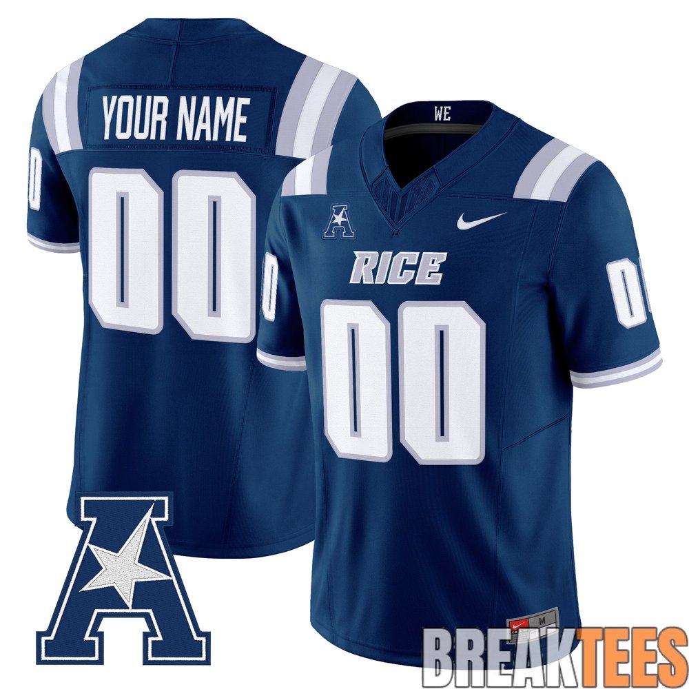 Rice Owls 2026 Limited Custom Football Jersey Rice Owls 2026 Limited Custom Football Jersey