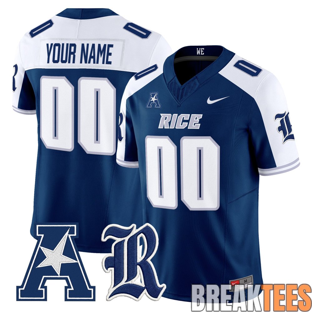 Rice Owls 2026 Limited Custom Football Jersey Rice Owls 2026 Limited Custom Football Jersey