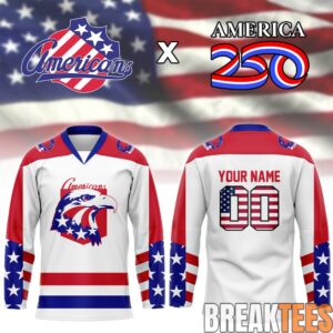 Rochester Americans x America250 Custom Hockey Jersey