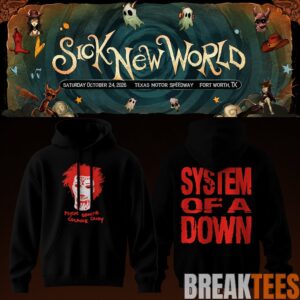 S.O.A.D - Sick New World Texas 2026 Limited Hoodie 1