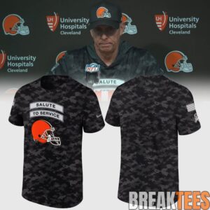 Salute to Service Cleveland Browns Camo T-Shirt