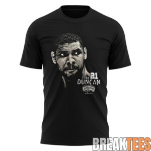 San Antonio Spurs Tim Duncan T-Shirt 2