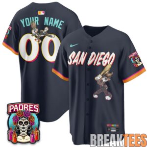 San Diego Padres x Bunny Edition Custom Baseball Jersey