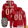 Texas Longhorns Día de los Muertos Premium Custom Fleece Hoodie