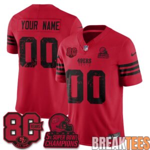 San Francisco 49ers Slasher Edition Custom Football Jersey 1