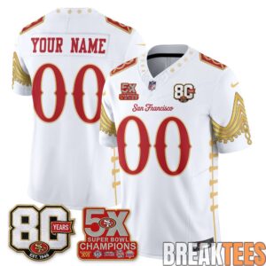 San Francisco 49ers Xmas Nutcracker Edition Custom Football Jersey 1
