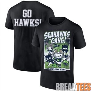 Seattle Seahawks x Hello Kitty 2026 Edition T-Shirt