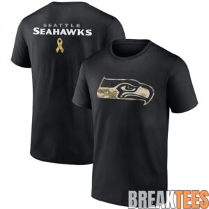 Seattle Seahawks x Salute To Service 2026 Collection T-Shirt