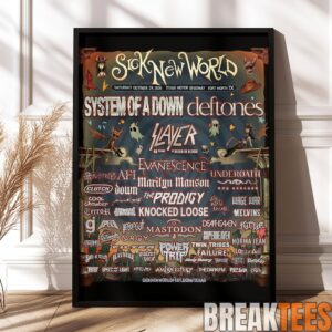 Sick New World Texas 2026 Festival Merch Pop Up At Texas Poster