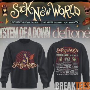 Sick New World Texas 2026 Festival Merch Pop Up At Texas Sweatshirt – Limited Edition