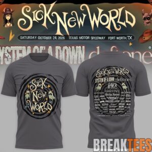 Sick New World Texas 2026 Festival Merch Pop Up At Texas T-Shirt – Limited Edition