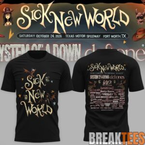 Sick New World Texas 2026 Festival Merch Pop Up At Texas T-Shirt - Limited Edition 2