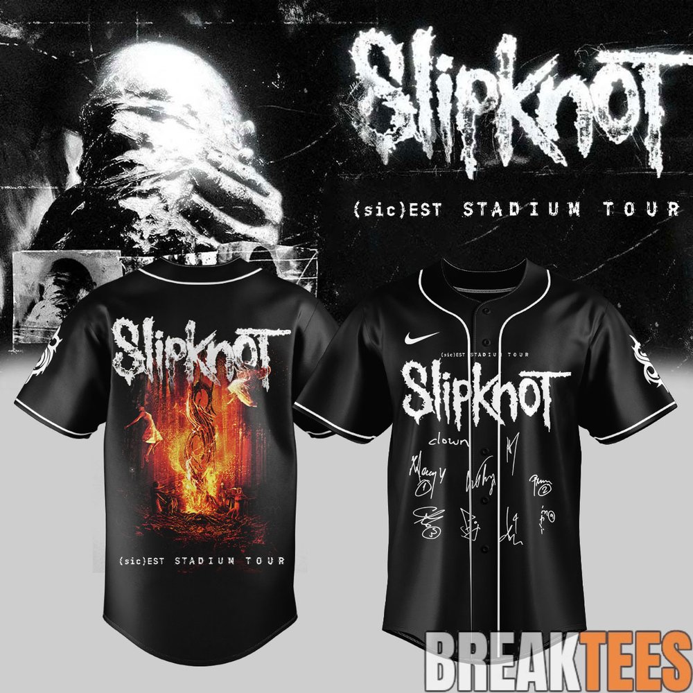 Slipknot ”(sic)est Stadium Tour” Special Edition Baseball Jersey Slipknot ”(sic)est Stadium Tour” Special Edition Baseball Jersey