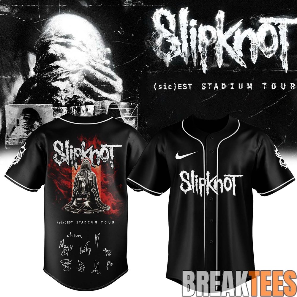 Slipknot ”(sic)est Stadium Tour” Special Edition Baseball Jersey Slipknot ”(sic)est Stadium Tour” Special Edition Baseball Jersey