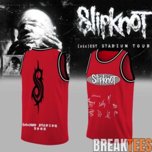 Slipknot ”(sic)est Stadium Tour” Special Edition Basketball Jersey