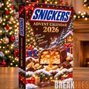 Snickers Candy Bar 2026 Advent Calendar 1