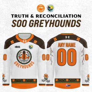 Soo Greyhounds 2026 Truth and Reconciliation Limited Custom Jersey