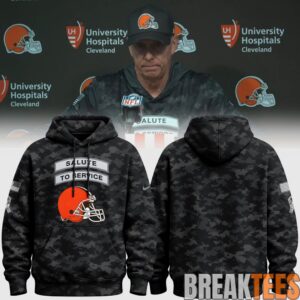 Special Edition Hoodie Coach Todd Monken Cleveland Browns 2026 Salute to Service