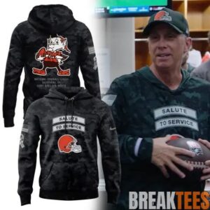 Special Edition Hoodie Coach Todd Monken Cleveland Browns 2026 Salute to Service 2