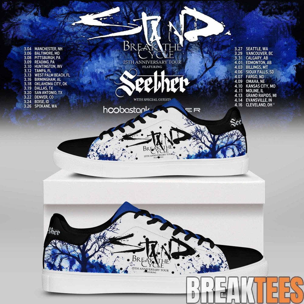 Staind Break The Cycle 25th Anniversary Tour Stan Smith Shoes Staind Break The Cycle 25th Anniversary Tour Stan Smith Shoes
