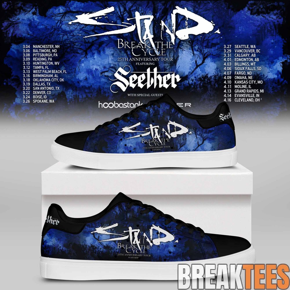 Staind Break The Cycle 25th Anniversary Tour Stan Smith Shoes Staind Break The Cycle 25th Anniversary Tour Stan Smith Shoes