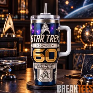 Star Trek 60th Anniversary 40oz Tumbler with Handle 1