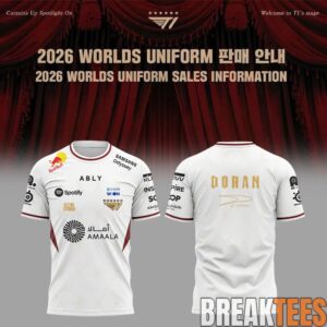 T1 League of Legends UNSCRIPTED T1’s 7th Worlds title Shirt 1 T1 League of Legends UNSCRIPTED T1’s 7th Worlds title Shirt 1