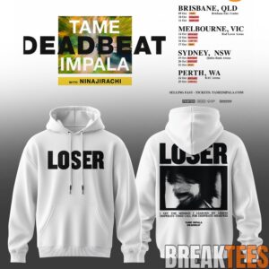 Tame Impala Deadbeat Tour AUS 2026 Special Hoodie 2