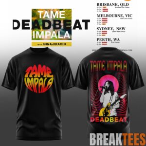 Tame Impala Deadbeat Tour AUS 2026 Special T-Shirt 3