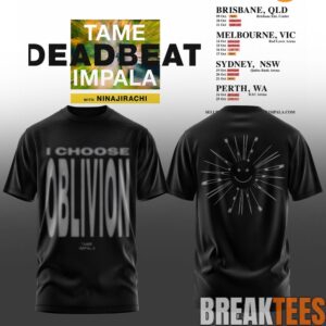 Tame Impala Deadbeat Tour AUS 2026 Special T-Shirt 7