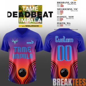Tame Impala Custom Football Jersey – “Current”