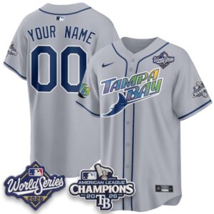 Tampa Bay Rays 2026 AL Champions Custom Baseball Jersey 1