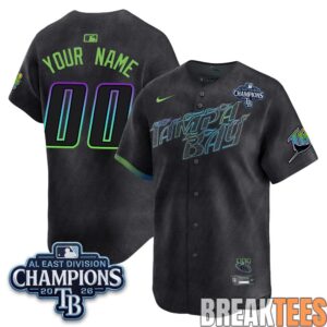 Tampa Bay Rays 2026 AL East Champs Custom Baseball Jersey 2