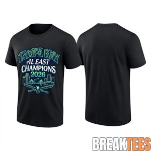 Tampa Bay Rays 2026 AL East Champs T-Shirt 1