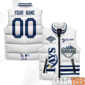 Tampa Bay Rays Devil Rays Custom Puffer Vest
