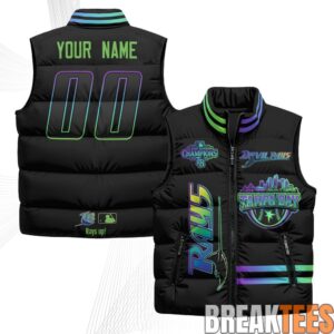 Tampa Bay Rays Devil Rays Custom Puffer Vest 3