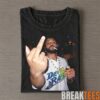 Tampa Bay Rays Shane McClanahan Smoking, Holding Beer and Middle Finger T-Shirt