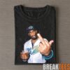 Tampa Bay Rays Shane McClanahan Smoking, Holding Beer and Middle Finger T-Shirt